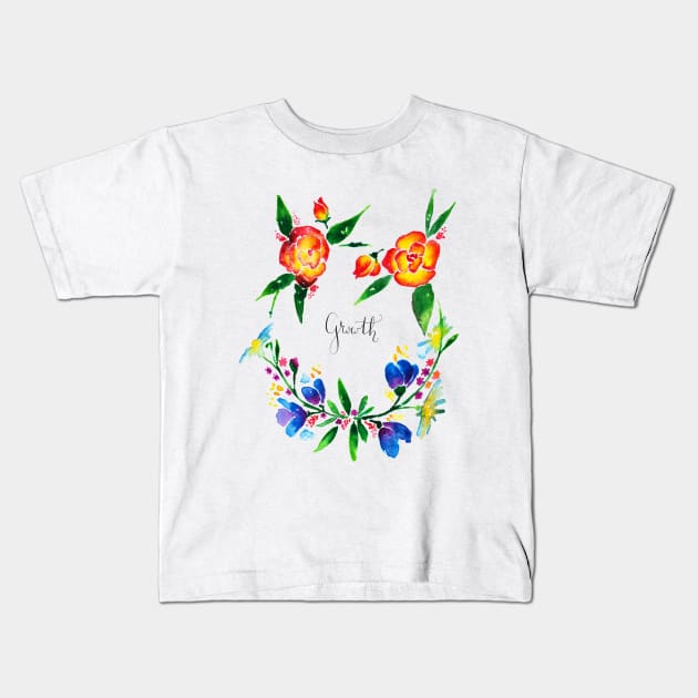 Growth Kids T-Shirt by iron_cthulhu